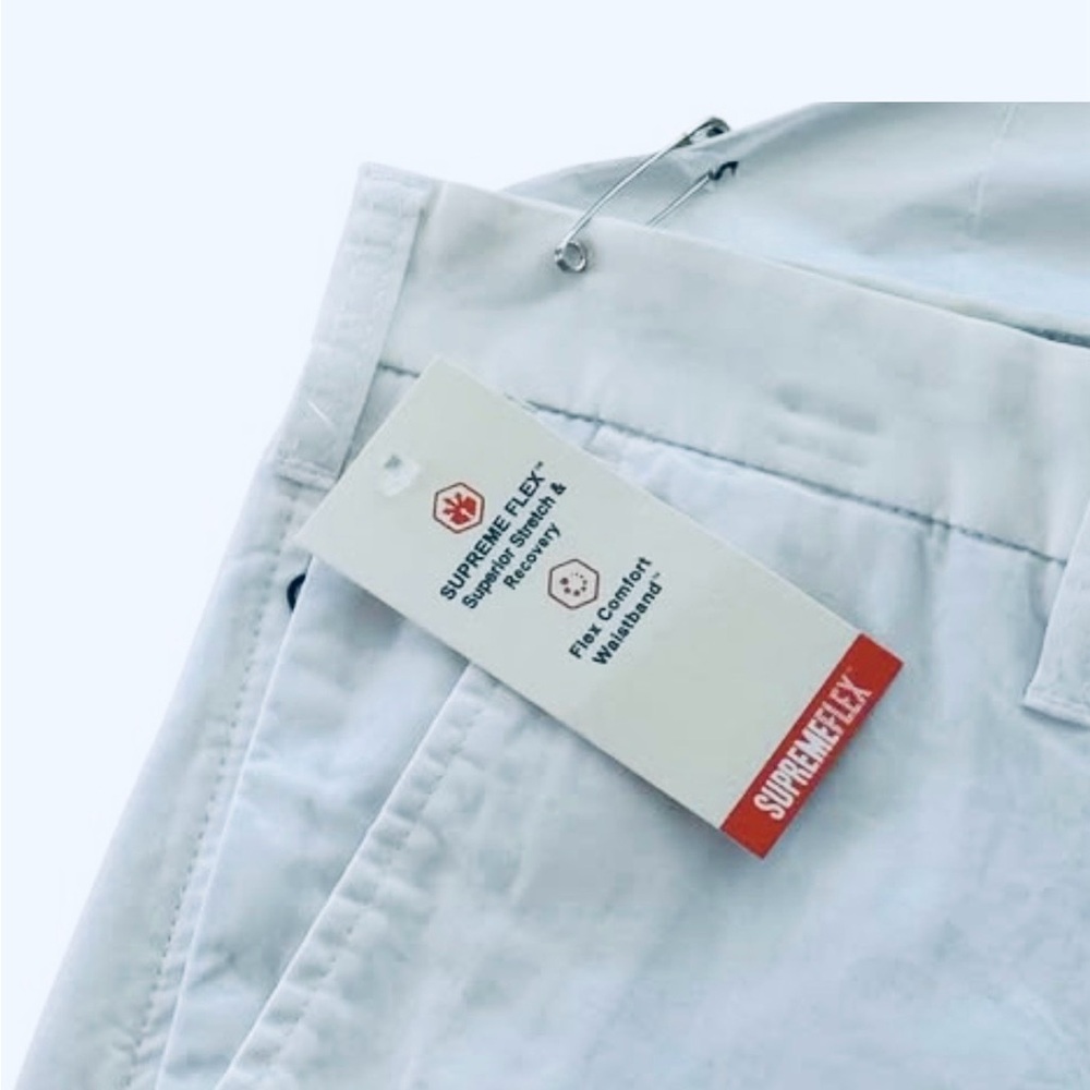 DOCKERS shorts men W38 white NWT Macy’s $60 MSRP Movie and TV Clothes #preppy - Picture 3 of 5